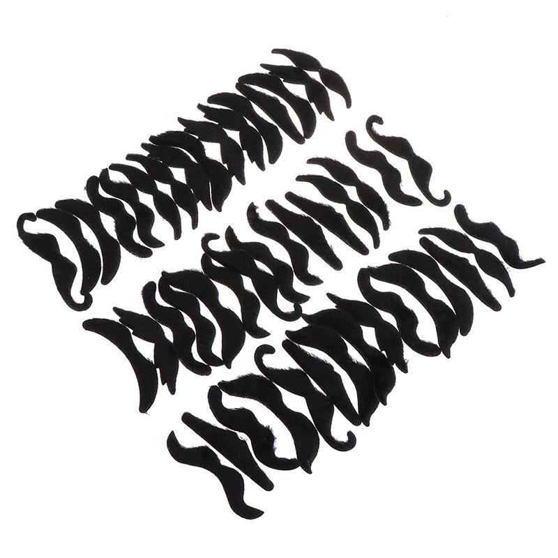 48 шт. Костюмные усы Пиратская вечеринка Хэллоуин Косплей Накладная борода Праздничные принадлежности