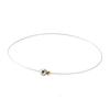 Phiten RAKUWA Necklace Wire EXTREME Mirror Ball Twin 45cm Phiten Advanced Technology Silver/Gold [Stiff Shoulders] [Stiff Neck] [Uses Metax]