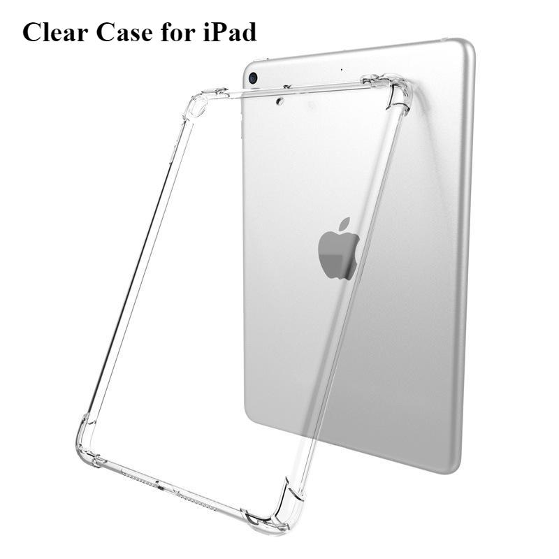 Прозрачный чехол для iPad 10,2 2019, противоударный чехол из ТПУ с углами для iPad 9,7 2017 2018 Air 2 1 Pro 9,7 11 10,5 12,9