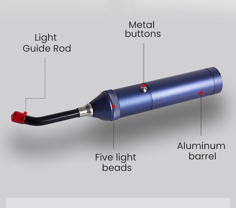 Red Light LED Infrared Flashlight for Nose, Ear, and Oral Soothing