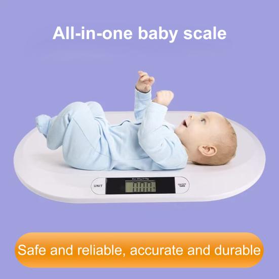 Цифровые детские весы с ЖК-дисплеем, точные детские весы до 20 кг, регулируемые