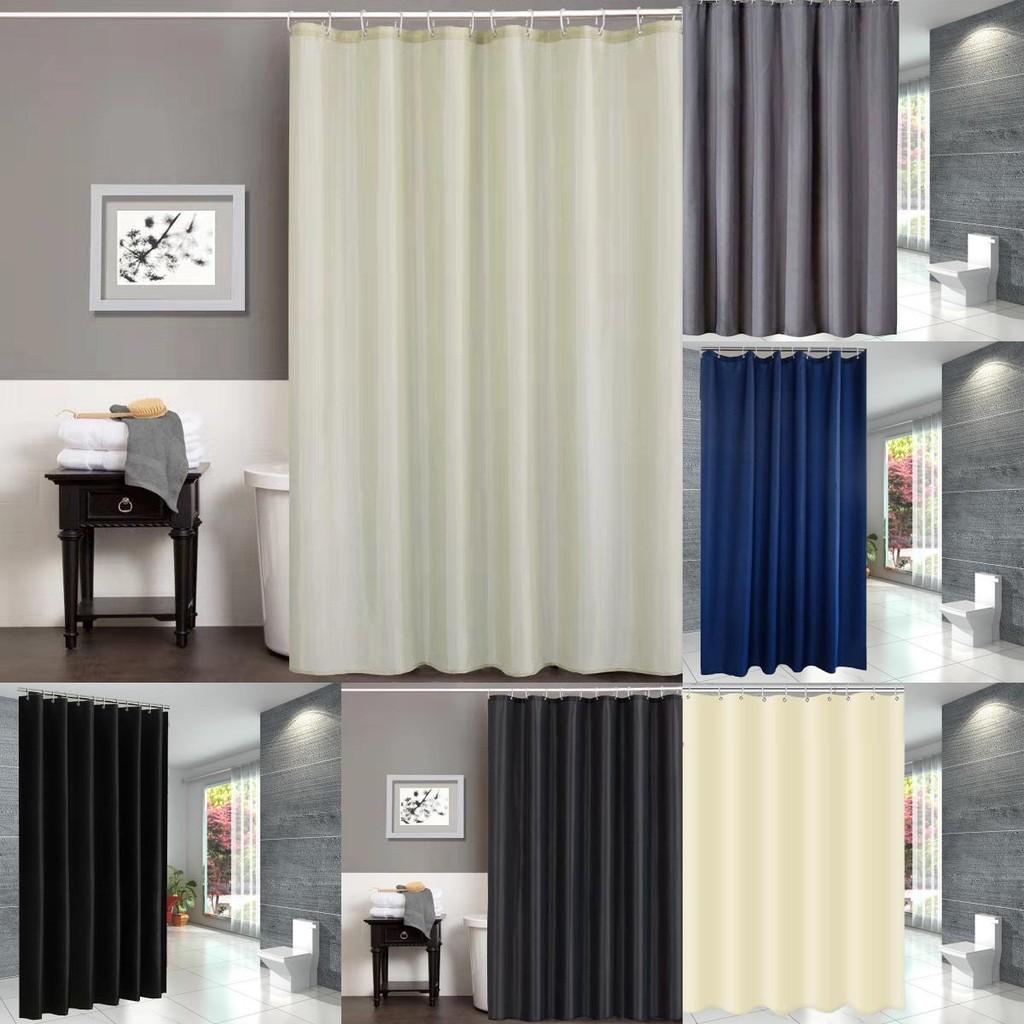 Водонепроницаемая полиэстеровая шторка для душа с современным дизайном, разделитель для ванной комнаты для семейной ванной