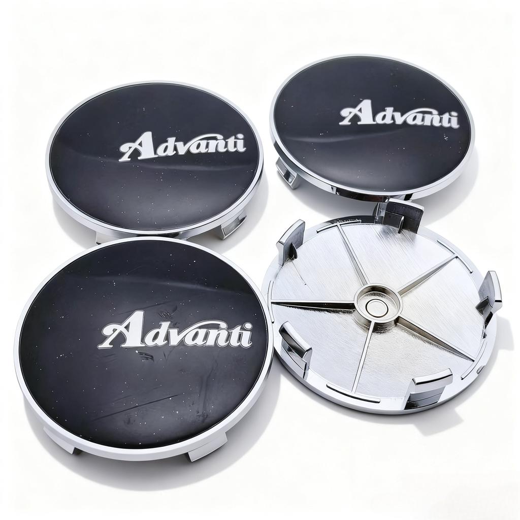 4 шт. Emblems Логотип Advanti Racing Значок Центральные Колпачки Ступицы Колес Автомобиля 68 ММ 63 ММ Колеса Колпачок Ступицы Колпачки Диска Крышка Замена Автомобильные Аксессуары