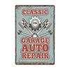GARAGE FULL SERVICE Vintage Metal Signs Car Garage Retro Poster Bar Wall Decor Plaque Painting Art 20x30 CM