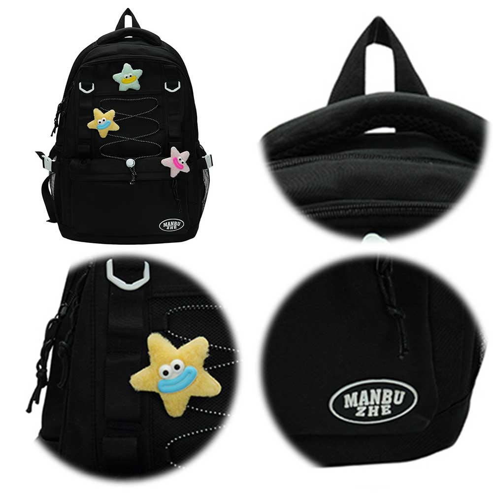 Рюкзак для женщин, многокарманный рюкзак, большой емкости, нейлоновый рюкзак на молнии для путешествий, поездок на работу и отдыха