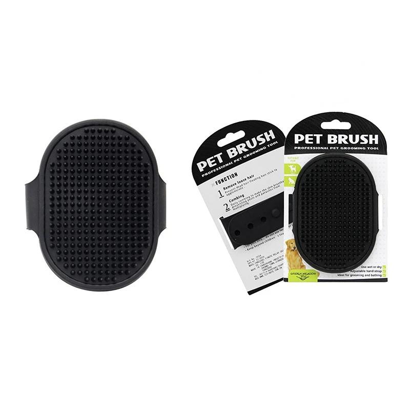 5 Color Soft Rubber Dog Brush Comb Cat Bath Glove Hair Grooming Combs Puppy Massage Brushes Silicone Pet Cleaning Supplies