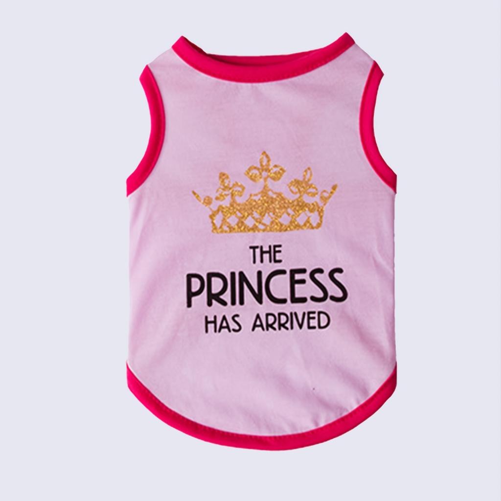 Dog Summer T-Shirts Vest,Costume Crown Basic Clothes for Small Medium Larg Boy Girl Dogs Cat Kitten Girls Boys Apparel