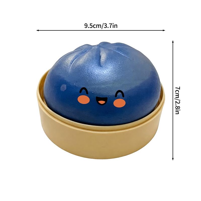 Antistress Dumpling Squishy Ornament Slow Rebound Squishy Pinch Squishy Desk Ornament Antistress Fidget Toy Dumpling Squishy