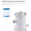 40W Swimming Pool Electric Filtration Pump Household Silent Water Tank Cleaner Detachable Filter Element Water Filter