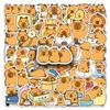 50 Capybara Cartoon Stickers: Cute & Quirky Decor for Water Bottles, Phones, Cars, and More