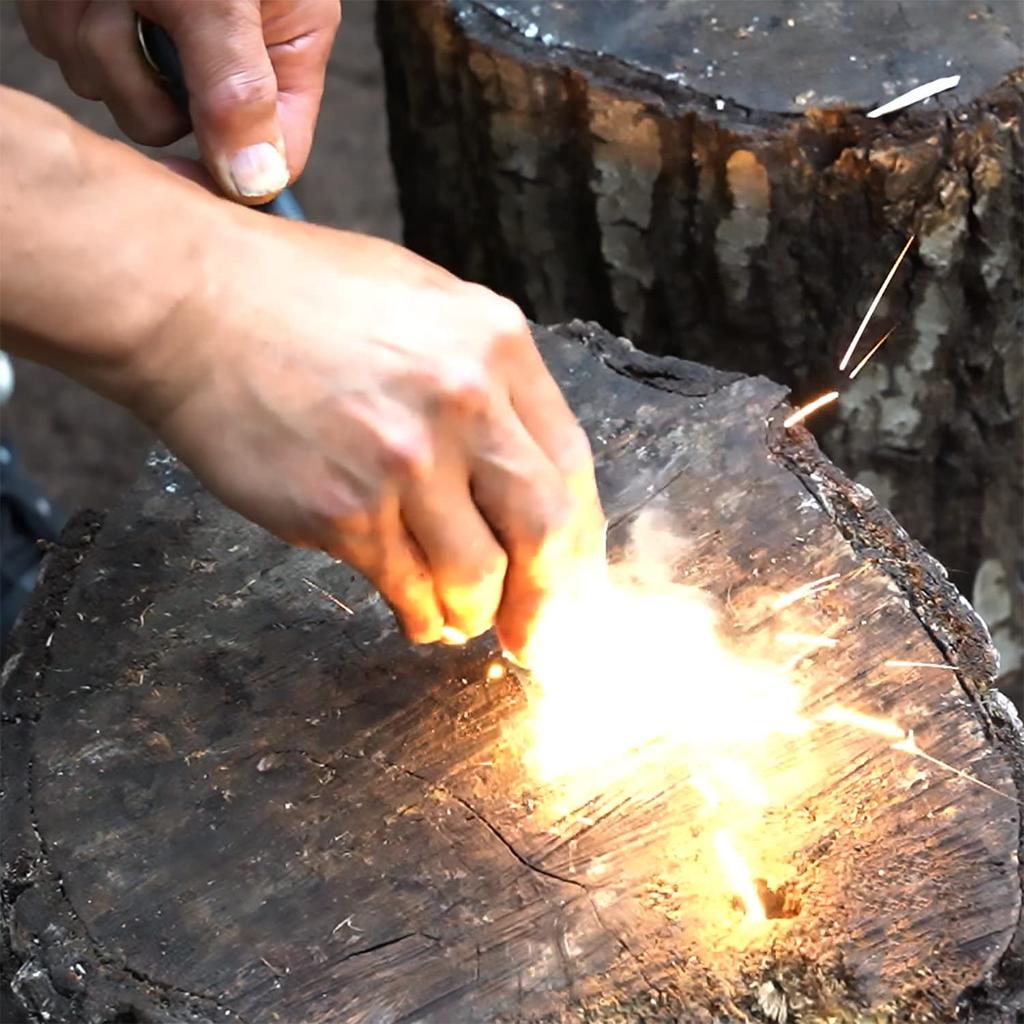 Набор для разведения огня Bush Craft в кожаном чехле нет (Ударник в комплекте)