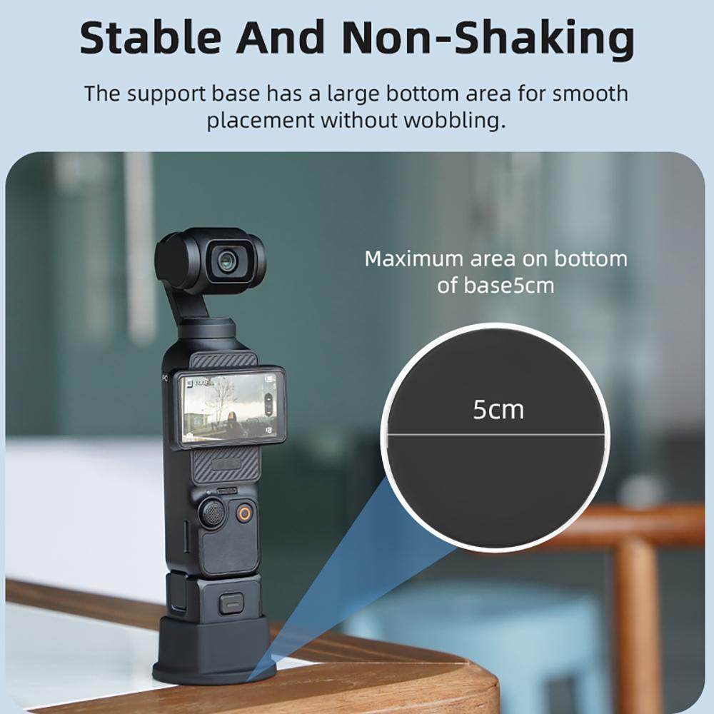 Силиконовая база BRDRC для DJI Osmo Pocket 4 3 Аксессуары Фиксированная Противоскользящая Хранение Настольная База Стабильный Крепежный Кронштейн