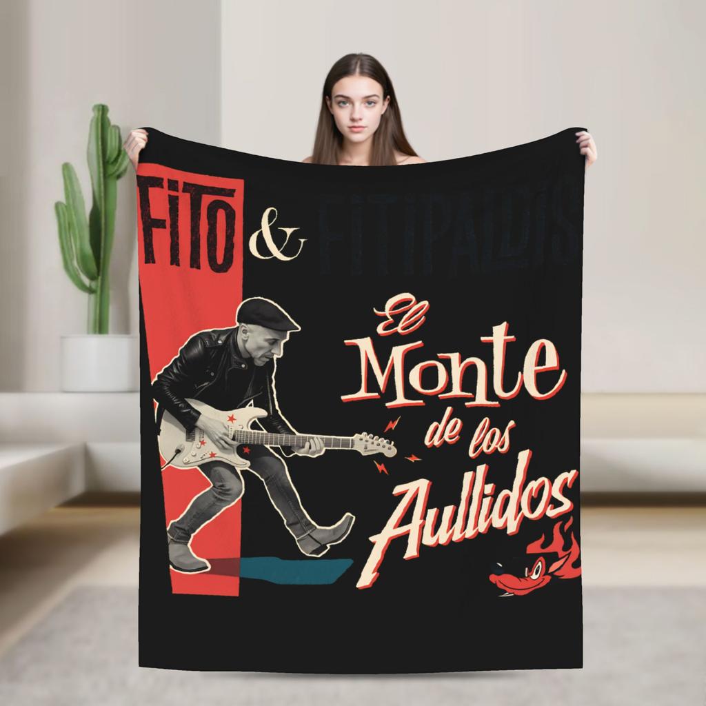Fitos Fitipaldis Band Blanket Quality Super Soft Throw Blanket Winter Students Outdoor Funny Bedspread