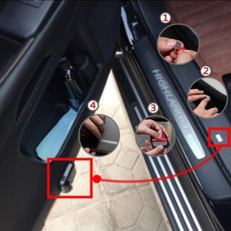 Беспроводная дверь автомобиля украсить узор светодиодная лампа приветствия лазерный свет лампы