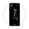 Чехол - Maniacase - Xiaomi Poco M3 Pro 5G - Манга аниме Луффи - Гибкий - Черный