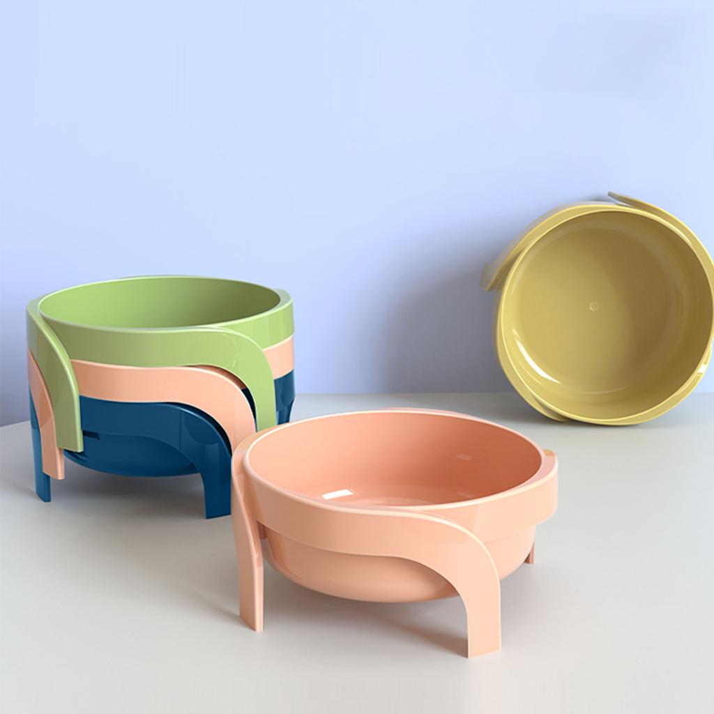 Приподнятые миски для кошек Приподнятое блюдо Миска для кормления домашних животных шириной 5,5 дюйма с подставкой для кошек и щенков Безопасный материал Легко чистить