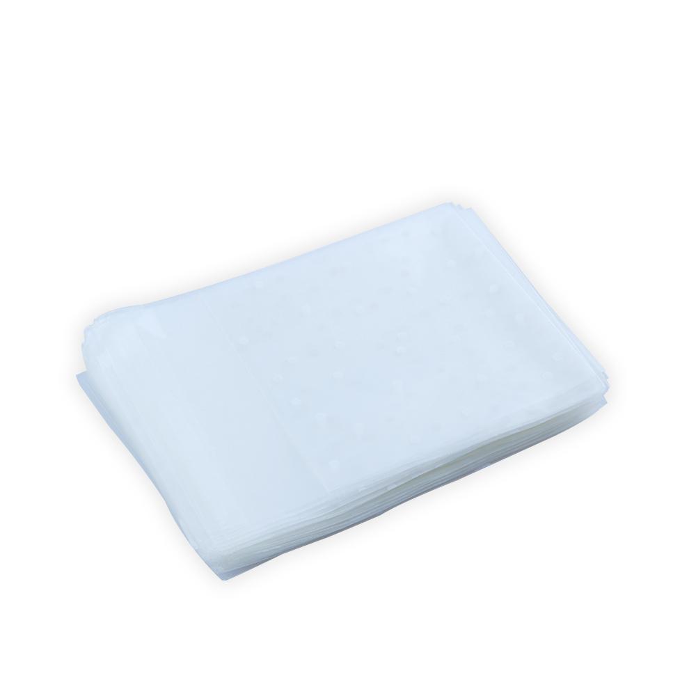 100 PCS Gift Baking Cookie Plastic Packaging Bag White Dots Seal OPP Self Adhesive