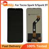 Полный модуль LCD экрана и сенсорного стекла для Tecno Spark 9 KG5p