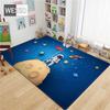 Cartoon Rocket Astronaut 3D Carpet Space Flannel Sponge Floor Mat Teen Room Rug Cute Mat Bedside Carpet