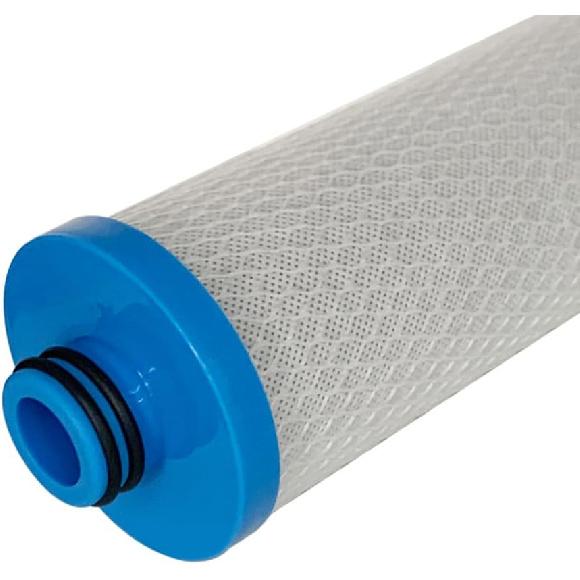 Activated Carbon Block Filters With Double O-Ring Seal Compatible With KW1 Replacement Water Filter For Built-In RV Water Filtration Systems, 1-Pack