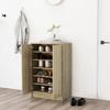 VidaXL Shoe Cabinet Sonoma Oak 60x35x92 Cm Chipboard