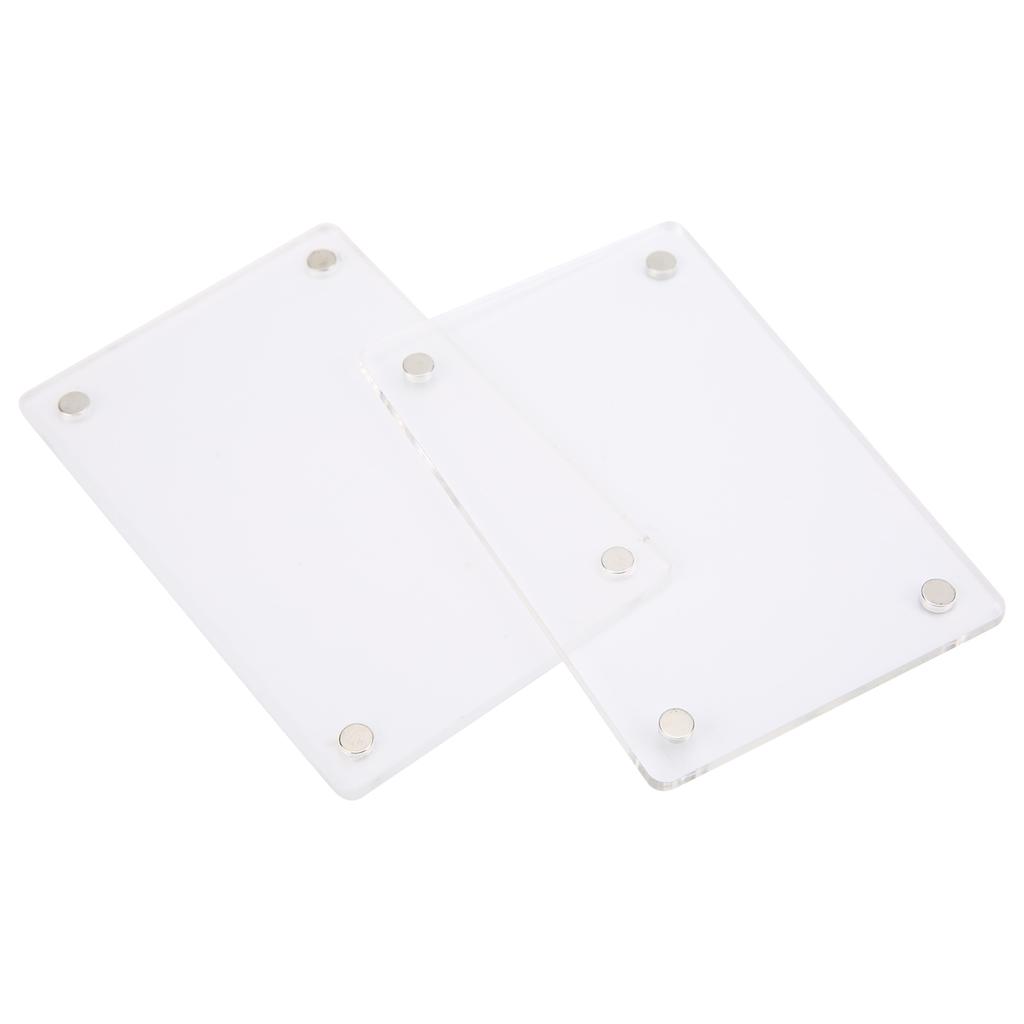 3-дюймовая магнитная акриловая прозрачная фоторамка на холодильник наклейка для Instax Mini