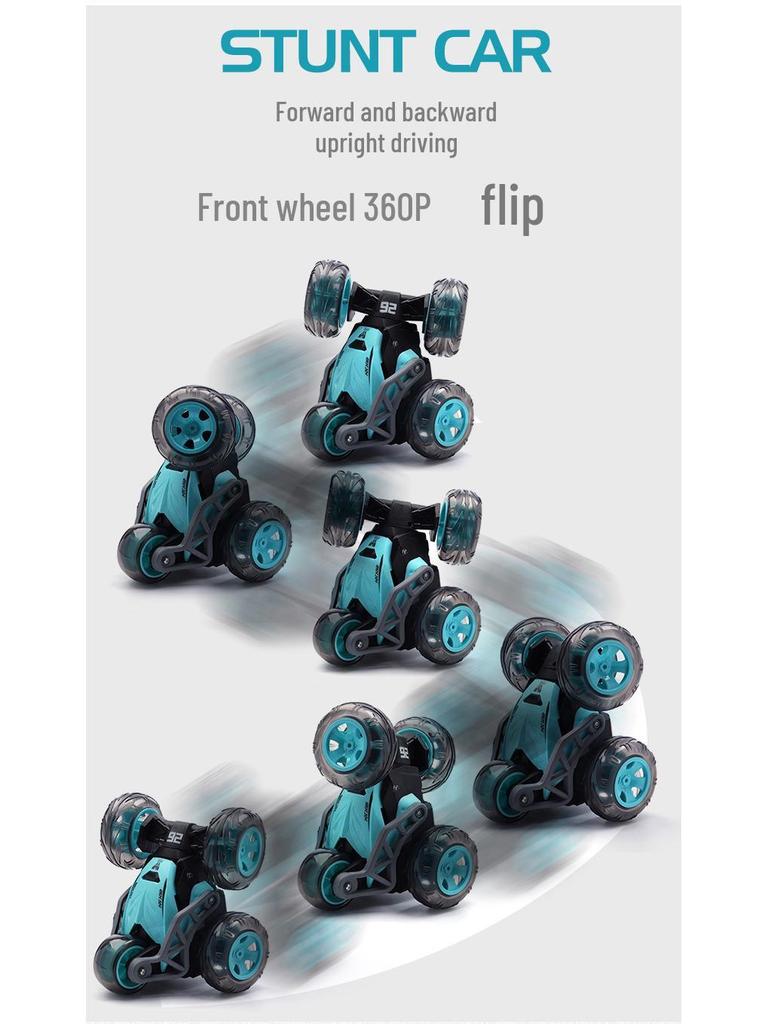 Children's Remote Control 4WD Off-Road Stunt Car Toy