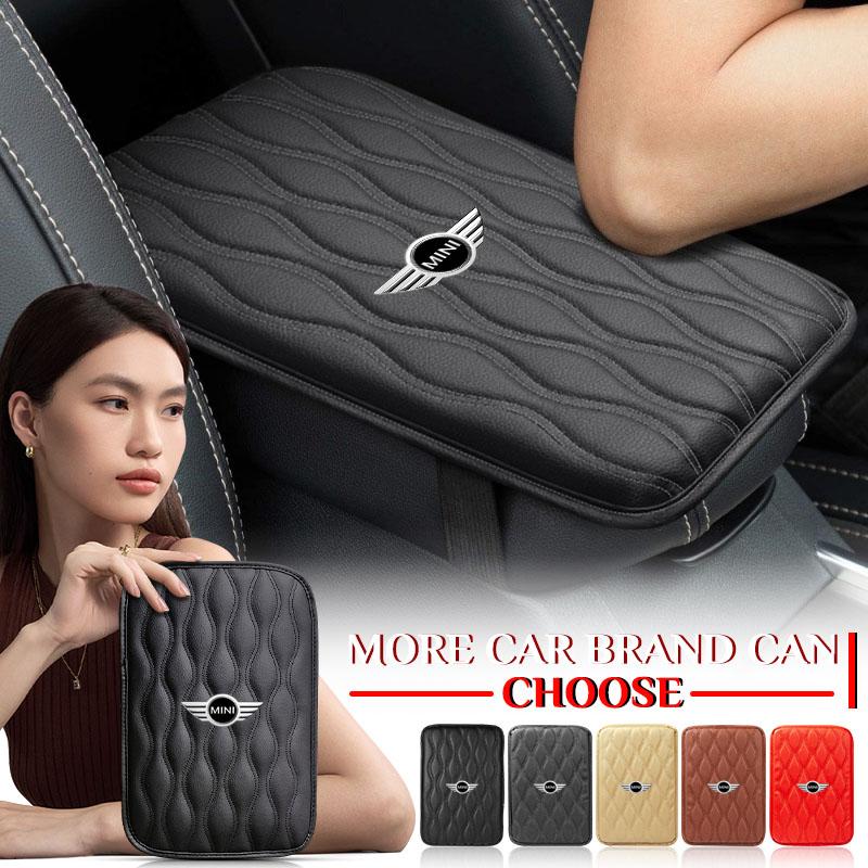1 шт. Кожаные накладки на подлокотник автомобиля Защитная водонепроницаемая подушка для рук Для BMW Mini Cooper F54 F55 F56 R56 R60 SONE Roadster Clubman Coupe
