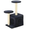 VidaXL Cat Tree with Sisal Scratching Posts 60cm Dark Blue
