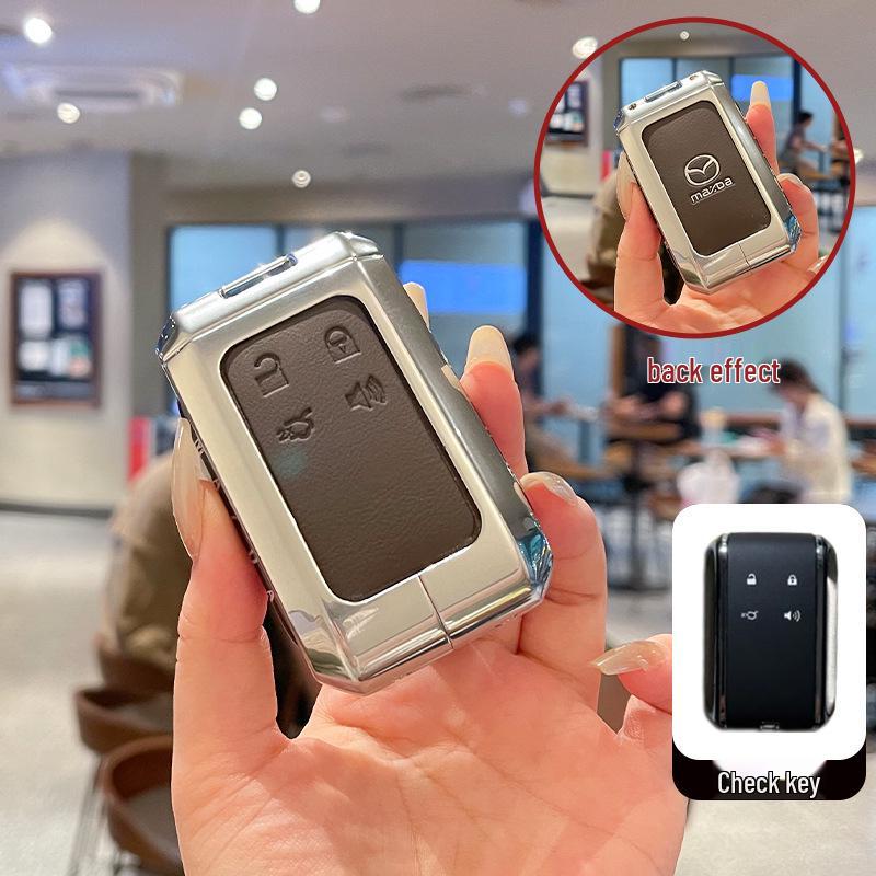 Куооо: Прочный, полностью закрывающийся чехол с пряжкой для брелоков Mazda EZ6 и пуль дистанционного управления автомобиля EZ60.