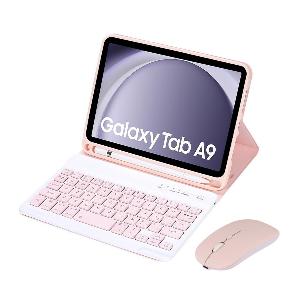 Для Samsung Tab A9 8.7 кожаный чехол с Bluetooth-клавиатурой, подставкой, защитный чехол для планшета Tab A9 Plus