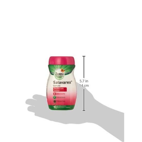 Zandu Satavarex Granules, 210 g, Enriched with Satavari/Shatavari, Clinically Tested, Natural and Safe, Scientifically Proven