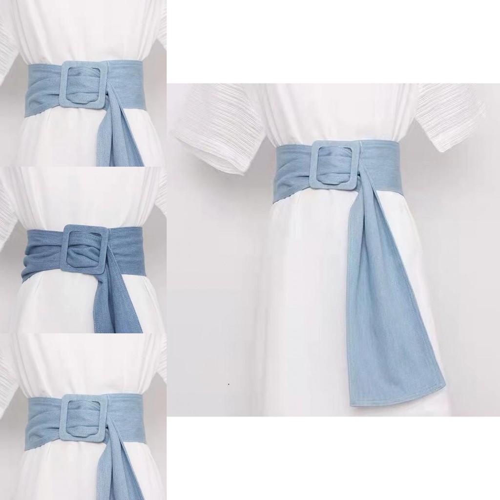 Стильный женский джинсовый пояс для модных нарядов и платьев