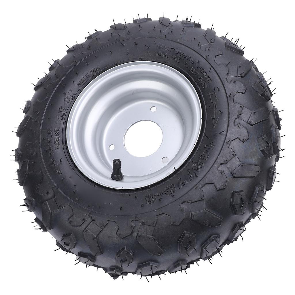145706 145x706 Tire 6 Inch Wheels Rim Tire 3 Bolts Go Kart Tyre for ATV UTV Quad Off Road Golf
