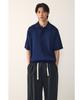 STUDIO TOMBOY [Men] Ribbed Collared Knit_Navy 9156252213