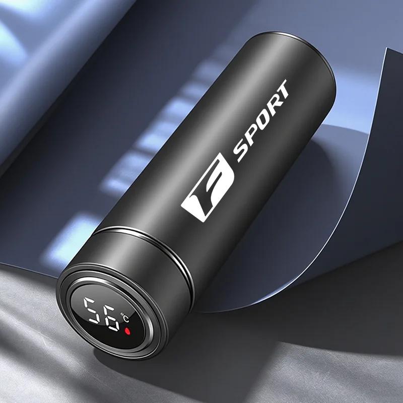 THQP1 Car Emblem Coffee Cup Auto Logo Vacuum Flask Accessories For Lexus F SPORT ES RX NX LS UX LM LX GX LC RZ IS CT GS RC HS SC LBX