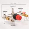 Переключатель контроля давления воздушного компрессора с для клапанным блоком управления Регуляторы Манометр 90-120PSI Безопасность для клапана Durab