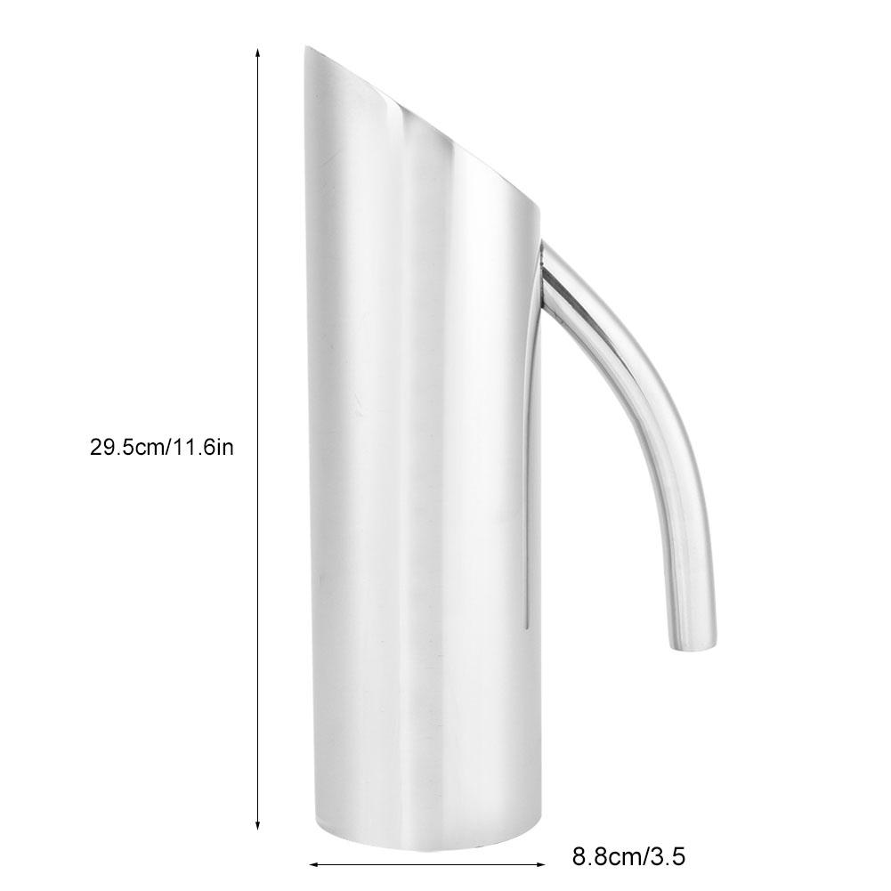 1.6 Liter Large Stainless Steel Water Pitcher Jug Drinks Beverage Jugs
