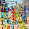Variety Of Color Window Magnetic Sheet Diy Build Dinosaur Paradise Magnetic Building Block Magnet Children, Assemble Toys