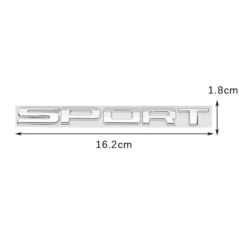 3D Металлические Буквы SPORT Логотип Автомобиля Задний Багажник Значок Наклейка