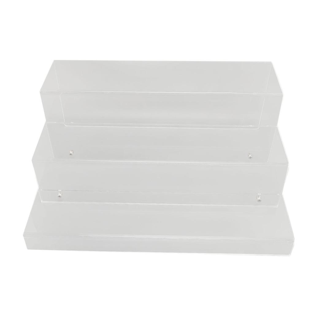 3-х уровневая стойка для бутылок из прозрачного акрила, стойка для бутылок с ликером для коллекционирования кексов