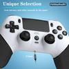 Контроллер консоли 6-осевой гироскоп Bluetooth-совместимые макросы Turbo Dual Vibration Hall Effect Joystick для PS4/PS4 Pro/PS4 Slim/ПК
