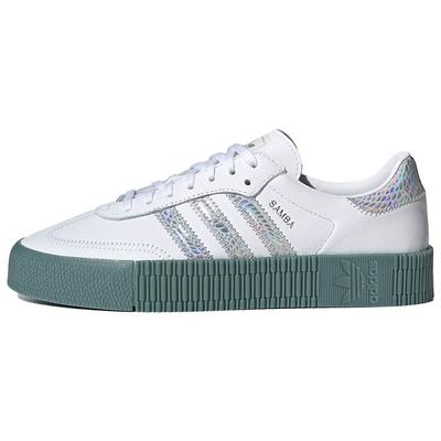 Оригинальные кроссовки Sambarose из синтетической кожи с низким верхом Женские кроссовки Белые Синие FX6274