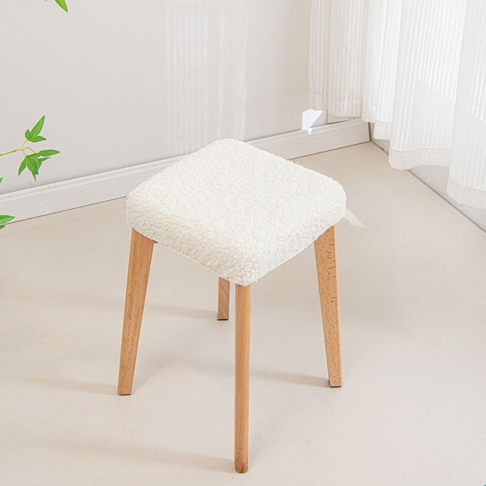 Stretchable Fit Square Stool Cover Elastic Bar Stool Slipcover New Chair Seat Cover Home Decor