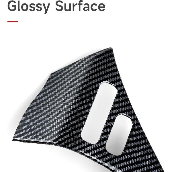 Car Air Vent Frame Center AC Trim Carbon Color ABS Decal Sticker Compatible With 8Th Gen Toyota Camry XV70 Accessories - For -2024 ONLY