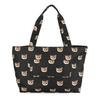 ACCESSOIRES Folding Tote Bag Nunet Cat Pattern Black [Paul & Joe] PJA-B843-BK