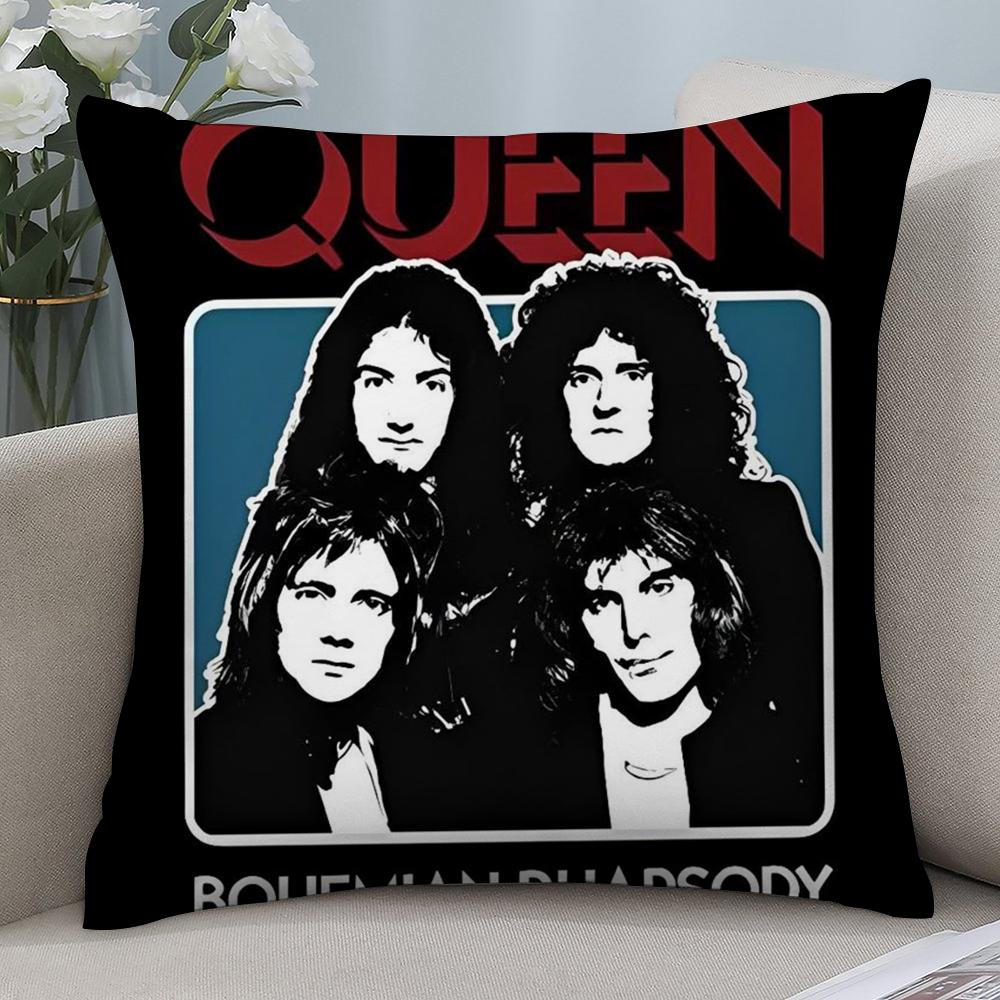 Наволочка Rock Queen BandS Короткий плюш Диван Декоративный Подарок Дом Двусторонняя печать Подушка