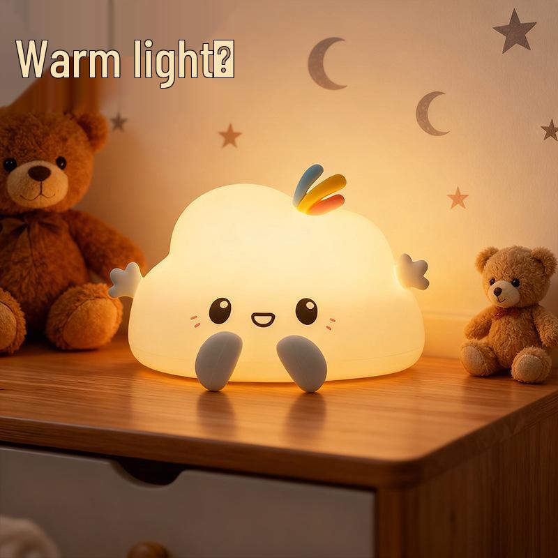Big Face Rabbit Night Light - Bedside Atmosphere and Sleep Lamp