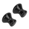 2pcs Gua Sha Facial Tools Mushroom Shape Face Lift Remove Wrinkles Massager Roller Tool Black