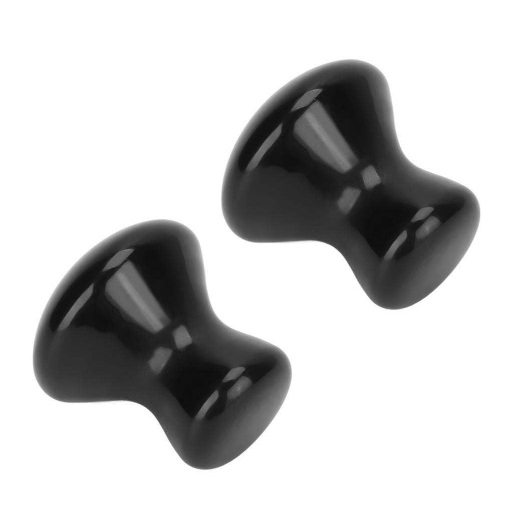 2pcs Gua Sha Facial Tools Mushroom Shape Face Lift Remove Wrinkles Massager Roller Tool Black